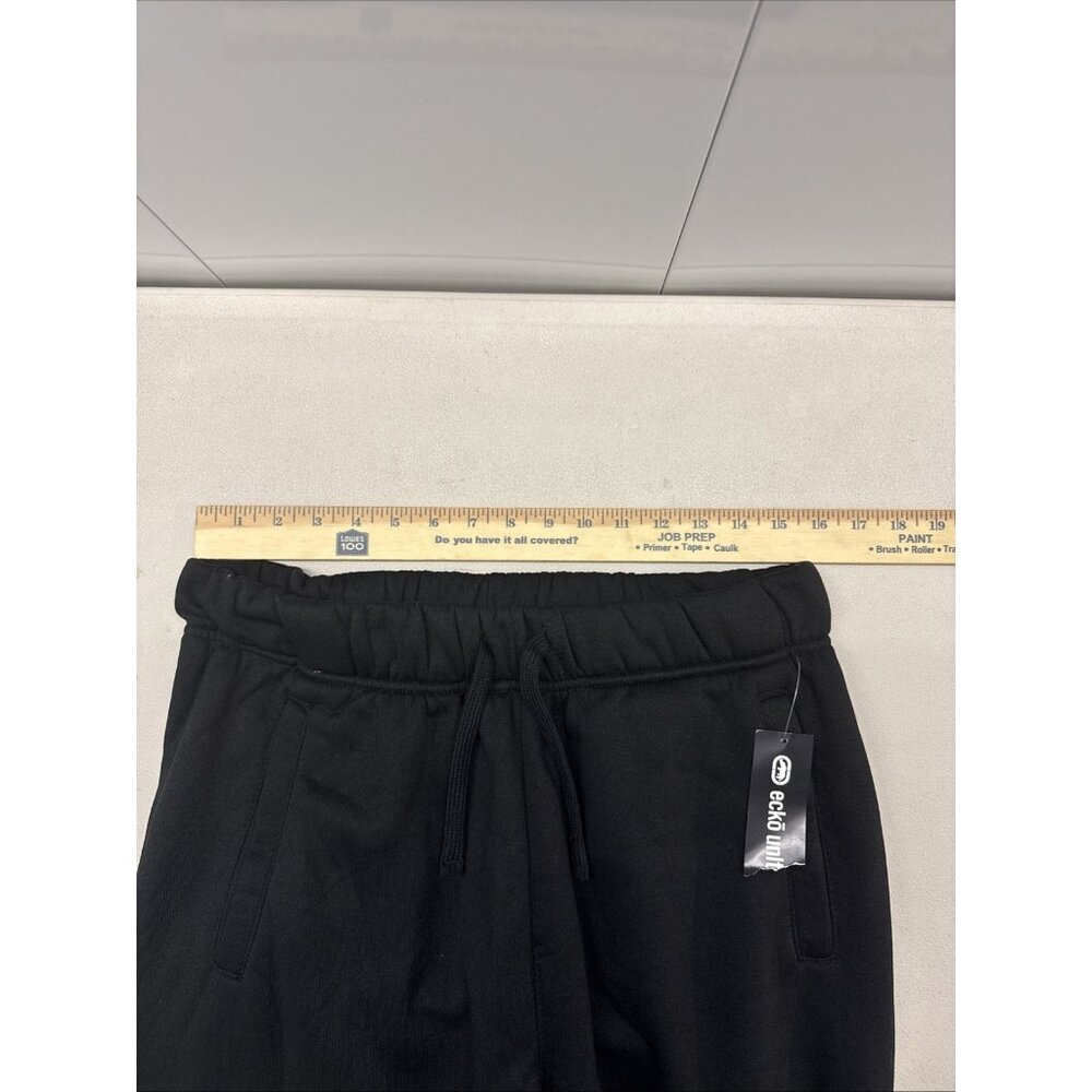 Ecko Unltd Mens Medium‎ Black Fleece Jogger Elastic Waist Logo EO49G286 NWT - Picture 10 of 15